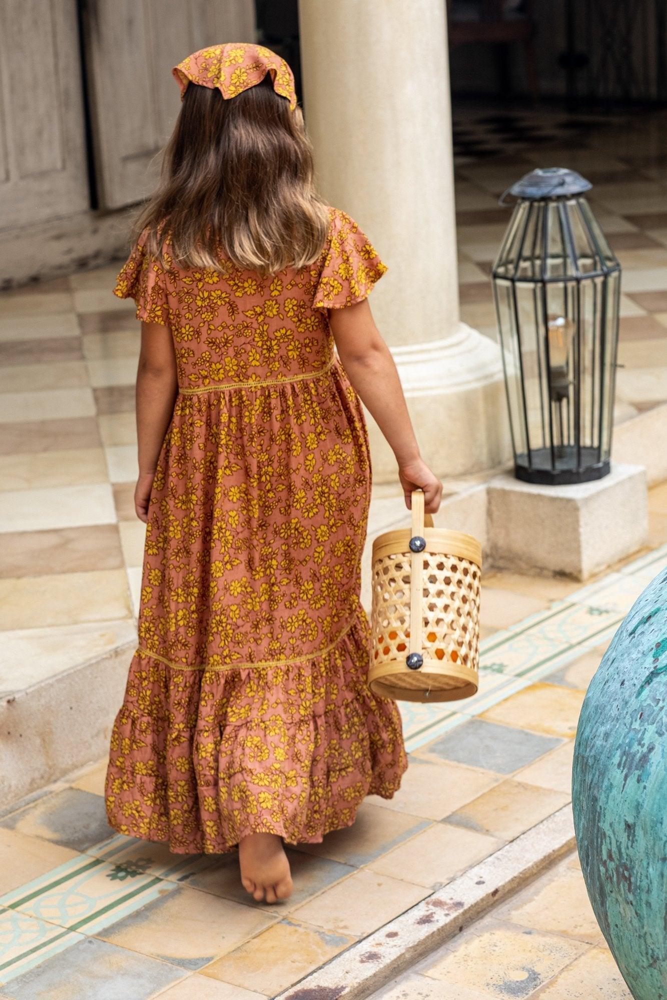 Amazon.com: Jxstar Girls Maxi Dress Polka Dots Boho Long Dress Ruffle  Spaghetti Straps Summer Clothes, Size 6 7: Clothing, Shoes & Jewelry